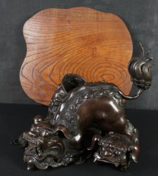 Shishi lion-dog Koro censer 1900