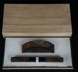 Usagi Kanzashi comb 1880